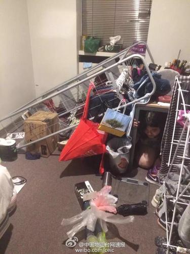 这是新西兰惠灵顿网友刚发来的现场照片，当地震感强烈。