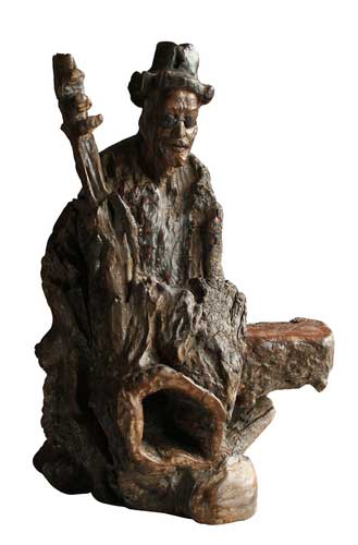 二泉映月（杨梅）第六届省根艺展金奖