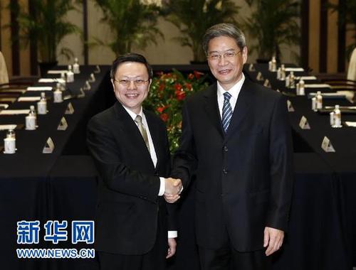 张志军:双方应下决心绝不让两岸关系再遭折腾走回头路