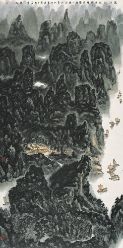 漓江行 210CM 105CM 2010年 漓江行 210CM 105CM 2010年