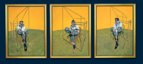 2.	英国画家弗朗西斯?培根的《弗洛伊德肖像画习作》 2.	英国画家弗朗西斯?培根的《弗洛伊德肖像画习作》