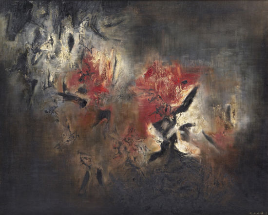 赵无极 1958年作《抽象》 8968万元 北京苏富比