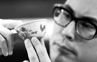 仇国仕展示明成化鸡缸杯