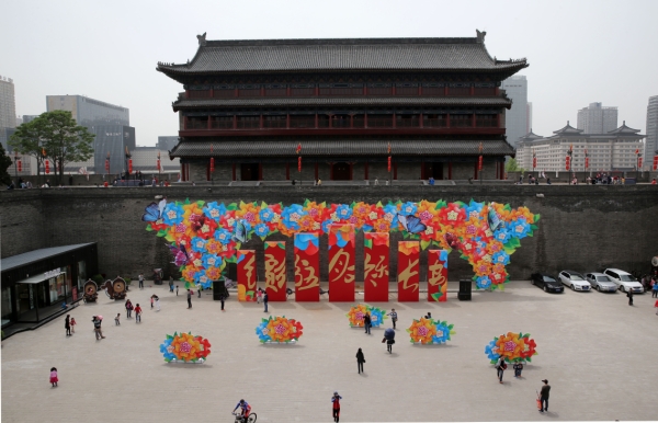 古都西安南门箭楼重现雄姿1 古都西安南门箭楼重现雄姿1