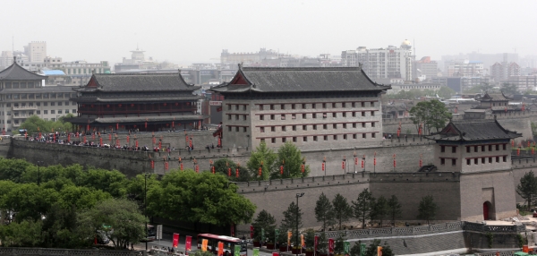 古都西安南门箭楼重现雄姿2 古都西安南门箭楼重现雄姿2