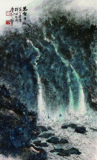 黎雄才 万壑争流 黎雄才 万壑争流