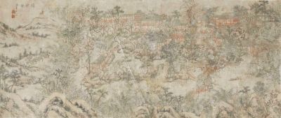 市民陆先生收藏的《随园图》 市民陆先生收藏的《随园图》