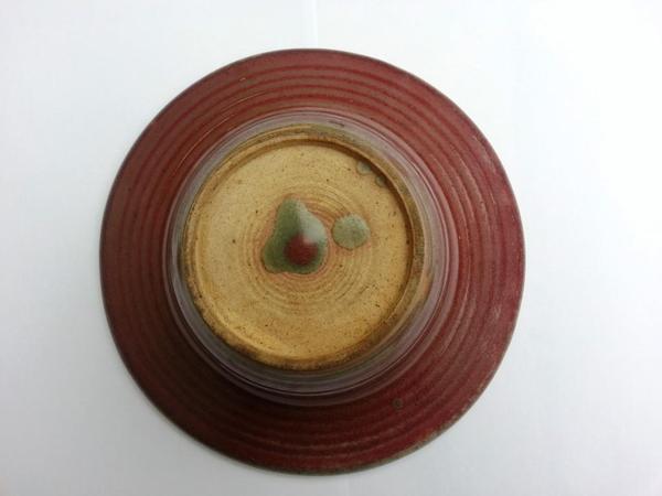 钧窑海棠红釉唾盂3 钧窑海棠红釉唾盂3