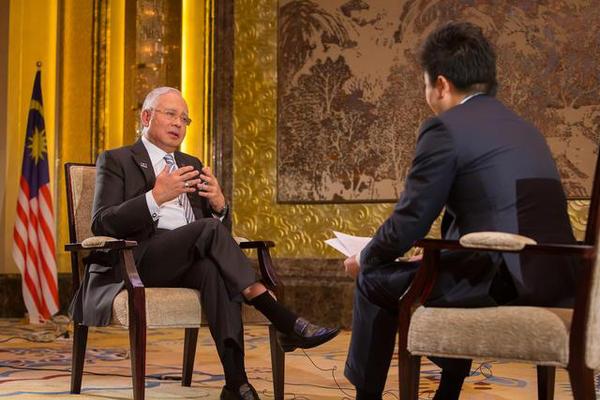 马来西亚总理纳吉布受访 马来西亚总理纳吉布受访