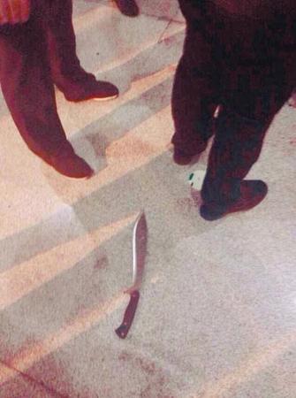 砍伤民警的凶器 砍伤民警的凶器