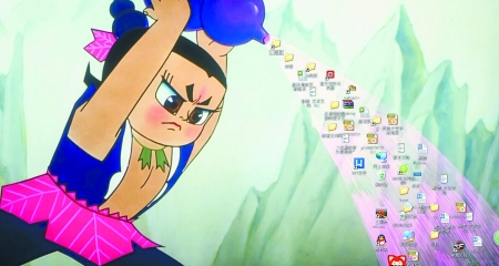 “葫芦娃”创意桌面 网友图 “葫芦娃”创意桌面 网友图