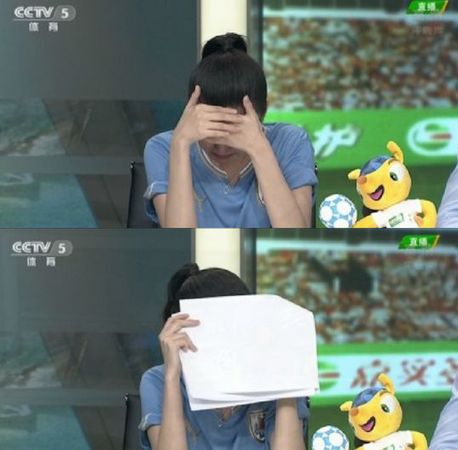 央视美女主播洒泪。