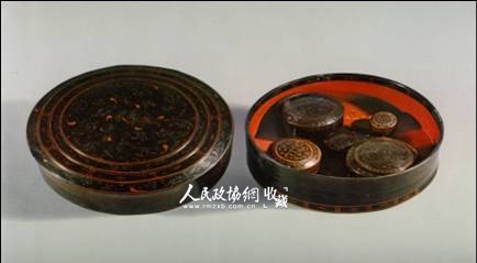 五子漆奁 湖南省博物馆 五子漆奁 湖南省博物馆