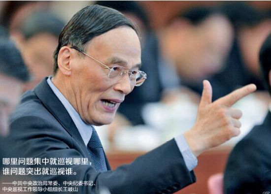 中央巡视工作领导小组组长王岐山 中央巡视工作领导小组组长王岐山