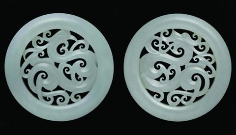 《龙凤挂佩》琢石工作室作品 《龙凤挂佩》琢石工作室作品