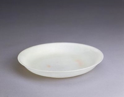 清青玉撇口盘 清青玉撇口盘