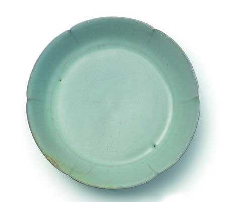 北宋汝窑葵花洗 北宋汝窑葵花洗