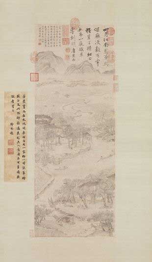 唐寅 《江南农事图》 唐寅 《江南农事图》