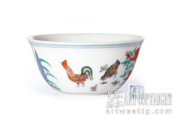 成化斗彩鸡缸杯HKD281,240,000香港苏富比 成化斗彩鸡缸杯HKD281,240,000香港苏富比
