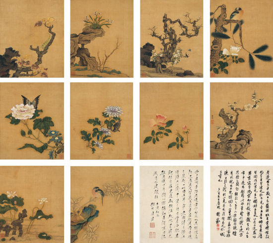 北京保利一件估价5000万到6000万元的陈洪绶《四时花鸟》册页最终流拍 北京保利一件估价5000万到6000万元的陈洪绶《四时花鸟》册页最终流拍