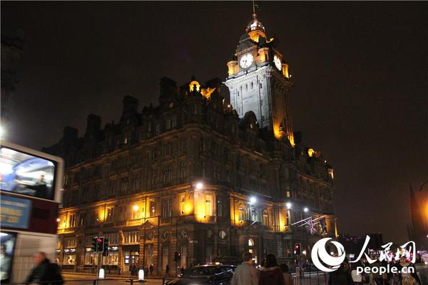 19公投当日，爱丁堡街头一景。  摄影：白天行