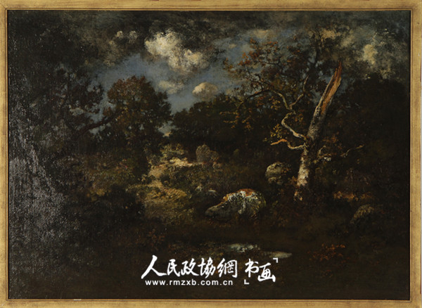納西斯·迪亚兹·德拉潘那《风景》59X80 cm_副本 納西斯·迪亚兹·德拉潘那《风景》59X80 cm_副本