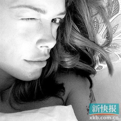 联合国儿童基金会大使塔拉·摩丝。