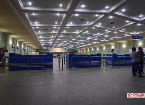 机场的海关检查区域。