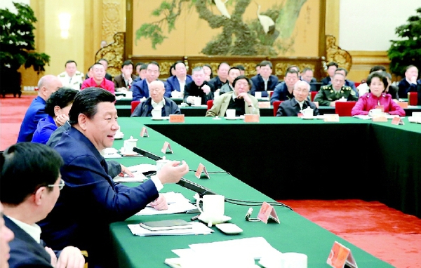 10月15日，中共中央总书记、国家主席、中央军委主席习近平在北京主持召开文艺工作座谈会并发表重要讲话。 新华社记者 鞠鹏 摄