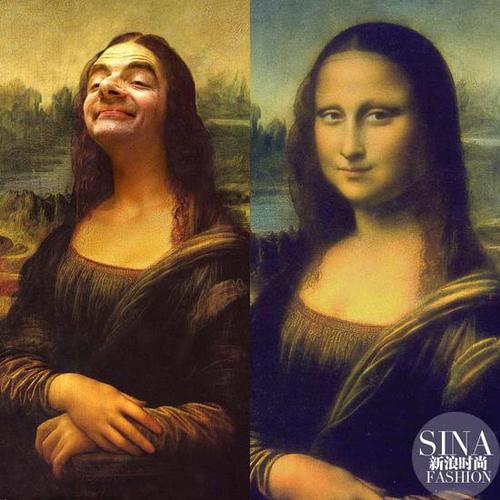 　憨豆版《蒙娜丽莎》