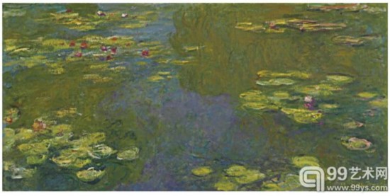 莫奈睡莲作品《Le bassin aux nymphas 》(1919)  莫奈睡莲作品《Le bassin aux nymphas 》(1919)