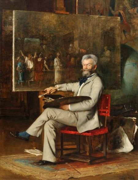 Hans Temple作品《蒙卡奇肖像》 Hans Temple作品《蒙卡奇肖像》