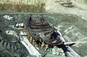 古船 江苏省考古研究所提供 古船 江苏省考古研究所提供