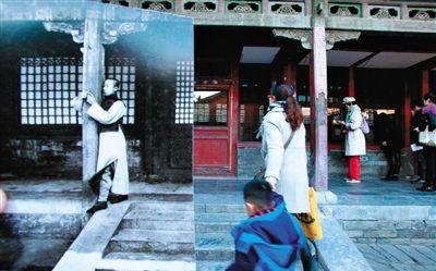 　1922年燕禧堂前的溥仪；