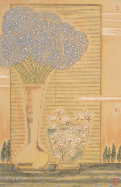 徐冬青《它们静静伫立着》68X45CM 2013年 徐冬青《它们静静伫立着》68X45CM 2013年