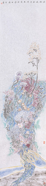 徐冬青《我把我的手放在您的手中》136X34CM 2012年 徐冬青《我把我的手放在您的手中》136X34CM 2012年