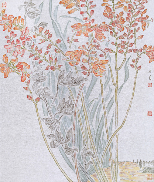 徐冬青《回家的路》53X42CM 2012年 徐冬青《回家的路》53X42CM 2012年