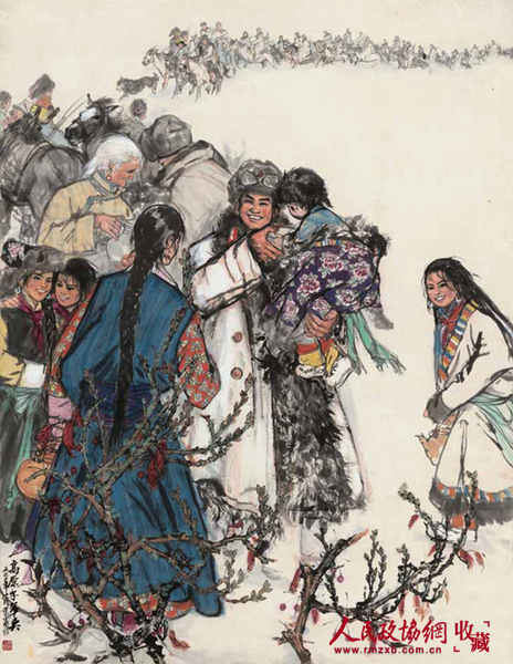 黄胄 高原子弟兵_副本