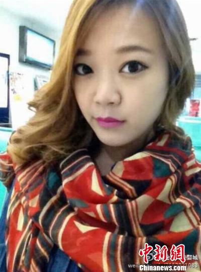 图为失联女生吴诗卉 图为失联女生吴诗卉