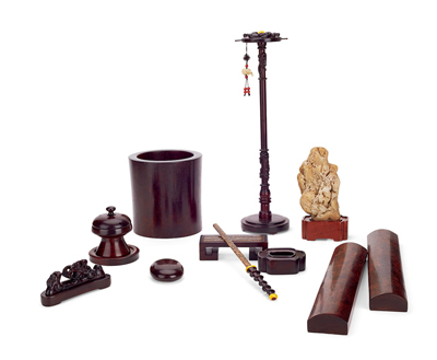 紫檀文房一套(十套) 紫檀文房一套(十套)