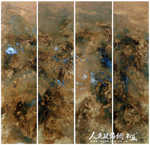 山寂之二  117x29cm x4 2014  高温色釉 _副本 山寂之二  117x29cm x4 2014  高温色釉 _副本