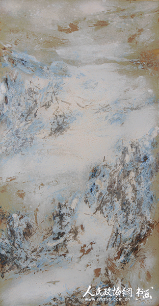 静山之三  113x57cm  2014  高温色釉_副本 静山之三  113x57cm  2014  高温色釉_副本