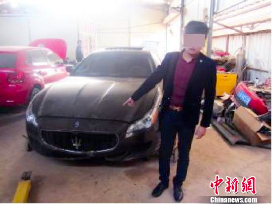 玛莎拉蒂撞断价值32万紫薇逃逸3 玛莎拉蒂撞断价值32万紫薇逃逸3