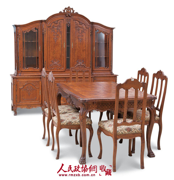 比利时橡木雕刻镂空餐厅家具一套_副本 比利时橡木雕刻镂空餐厅家具一套_副本