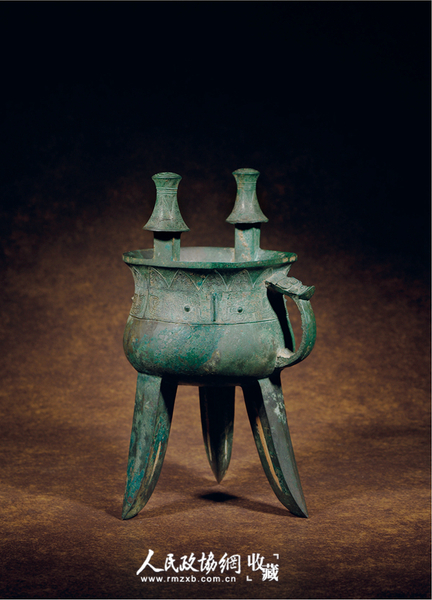 2790商晚期·青铜兽面纹斝_副本 2790商晚期·青铜兽面纹斝_副本