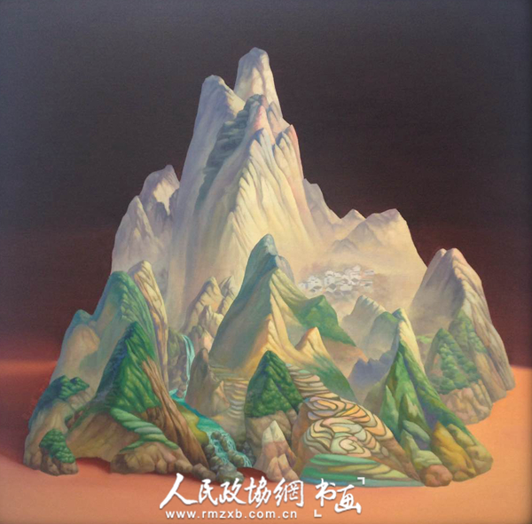 天上__间_15 布__油画 120x120cm 2013_副本 天上__间_15 布__油画 120x120cm 2013_副本