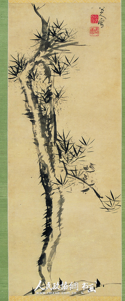 馆藏作品 清·八大山人《古松》_副本_副本_副本 馆藏作品 清·八大山人《古松》_副本_副本_副本