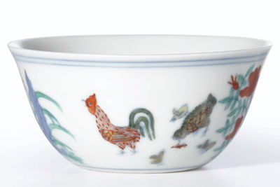 《成化斗彩鸡缸杯》 《成化斗彩鸡缸杯》