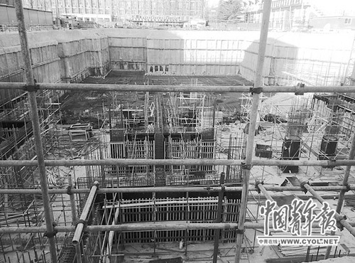 　 事故现场。本报记者 卢义杰摄