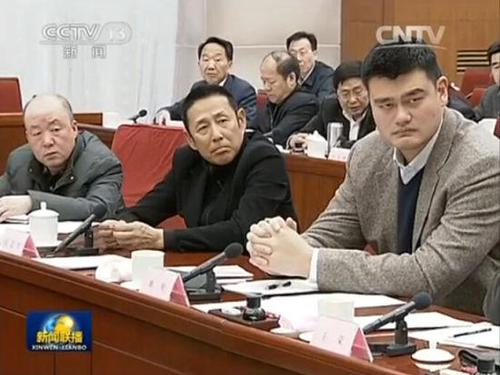 陈道明、姚明参加国务院会议，建言政府报告